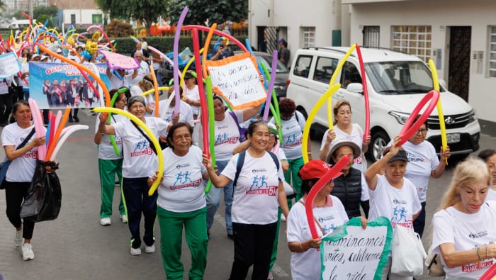 Surquillo: gran concurrencia en Semana Dorada del Adulto Mayor. Fotografía publicada por Municipalidad Distrital de Surquillo en su sala de prensa de gob.pe.